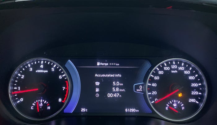 2020 KIA SELTOS GTX PLUS 1.4 PETROL, Petrol, Manual, 61,377 km, Odometer Image