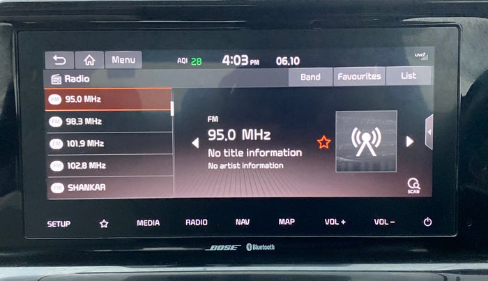 2020 KIA SELTOS GTX PLUS 1.4 PETROL, Petrol, Manual, 61,377 km, Infotainment System