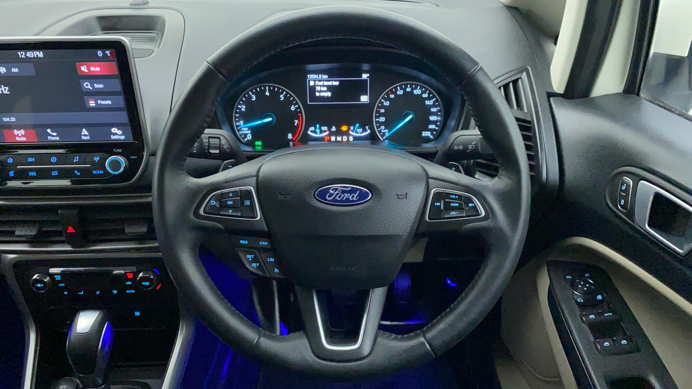 2020 Ford Ecosport 1.5 TITANIUM PLUS TI VCT AT, Petrol, Automatic, 13,653 km, Steering Wheel Close Up
