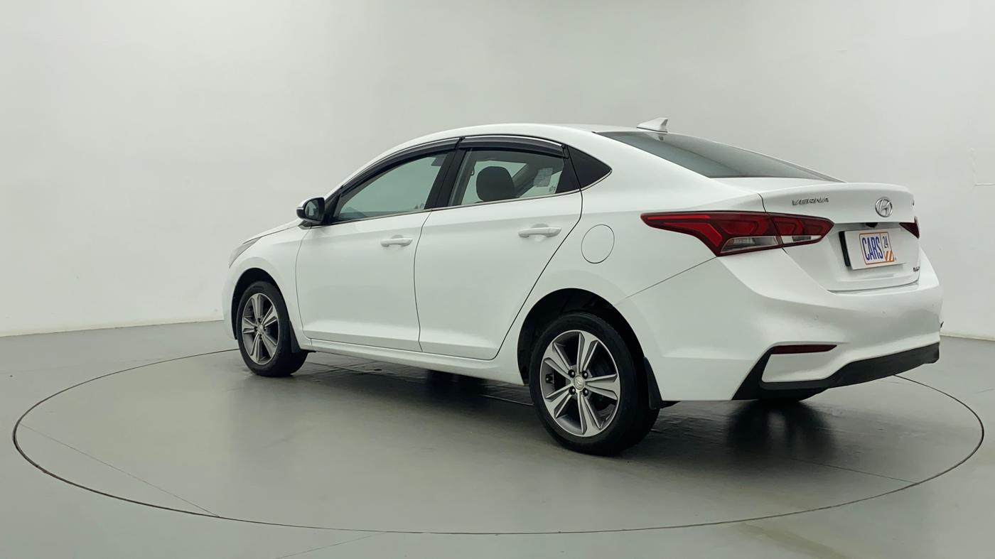 2018 Hyundai Verna 1.6 CRDI SX + AT, Diesel, Automatic, 57,812 km, Left Back Diagonal (45- Degree) View