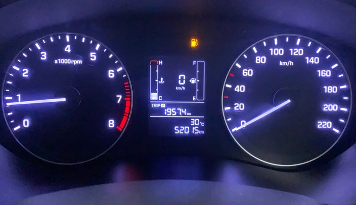 2016 Hyundai Elite i20 SPORTZ 1.2, Petrol, Manual, 52,015 km, Odometer Image
