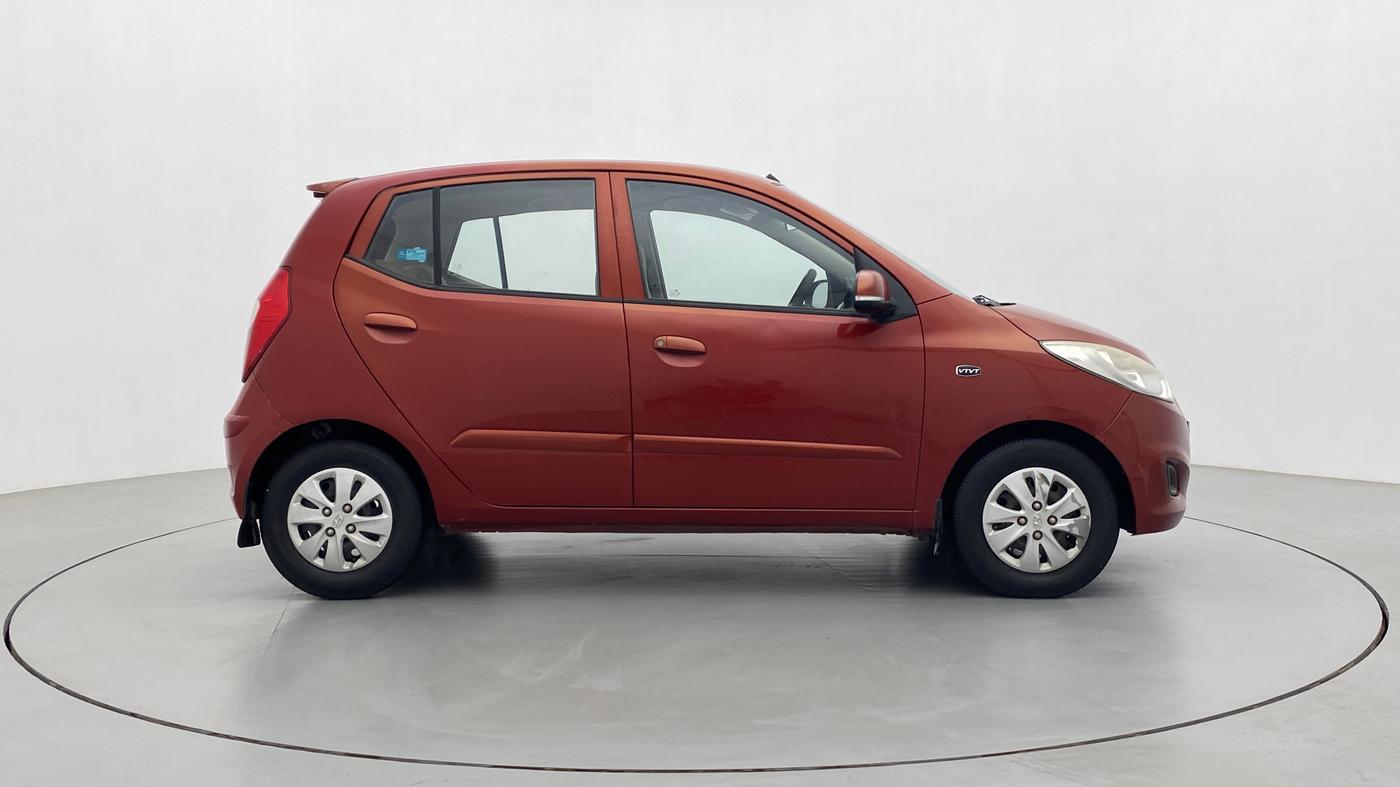 2012 Hyundai i10 SPORTZ 1.2 AT, Petrol, Automatic, 71,602 km, Right Side View