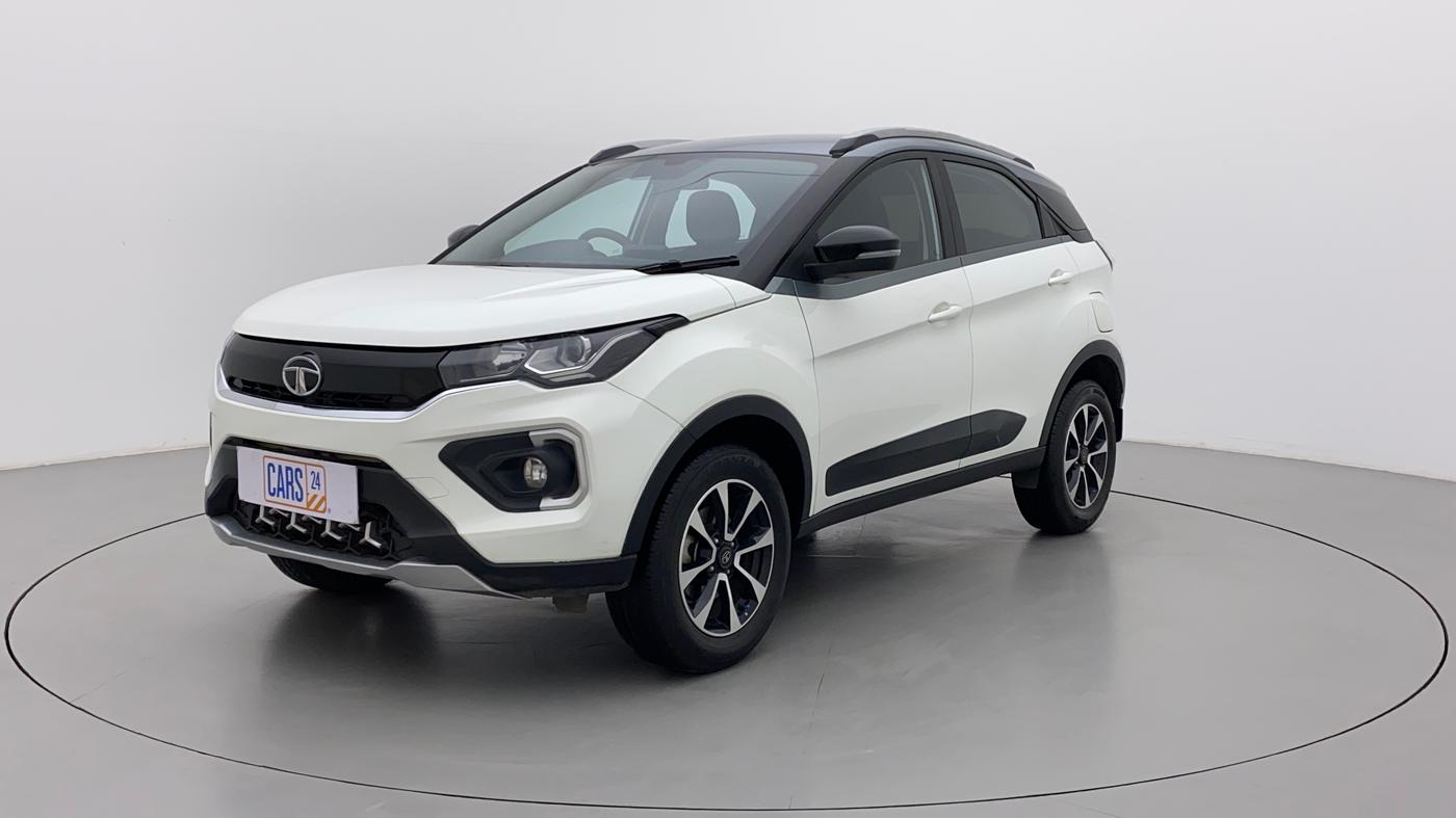 2020 Tata NEXON XZA PLUS PETROL DUAL TONE, Petrol, Automatic, 22,834 km, Left Front Diagonal