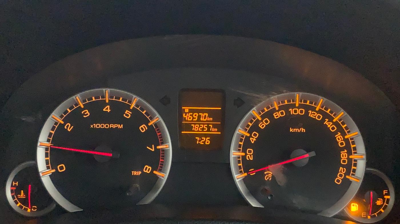 2014 Maruti Swift Dzire VXI, Petrol, Manual, 78,341 km, Odometer Image