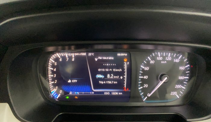 2022 Tata PUNCH CREATIVE  MT, Petrol, Manual, 13,236 km, Odometer Image