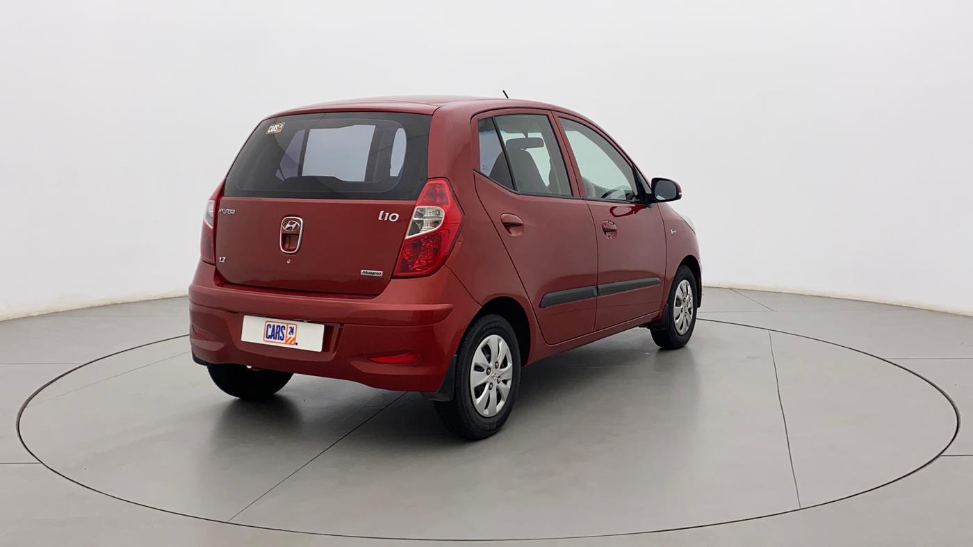 2011 Hyundai i10 MAGNA 1.2, Petrol, Manual, 67,475 km, Right Back Diagonal