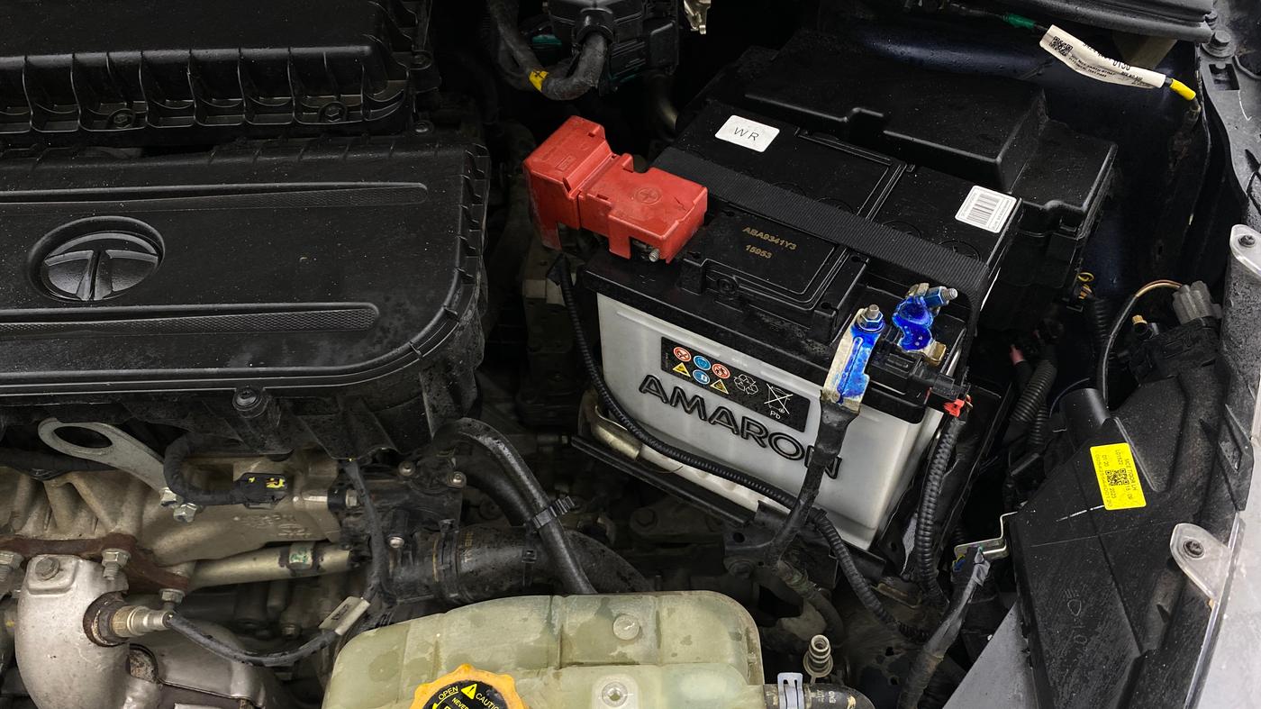 2023 Tata TIGOR XZA PLUS PETROL, Petrol, Automatic, 15,085 km, Engine View - Left