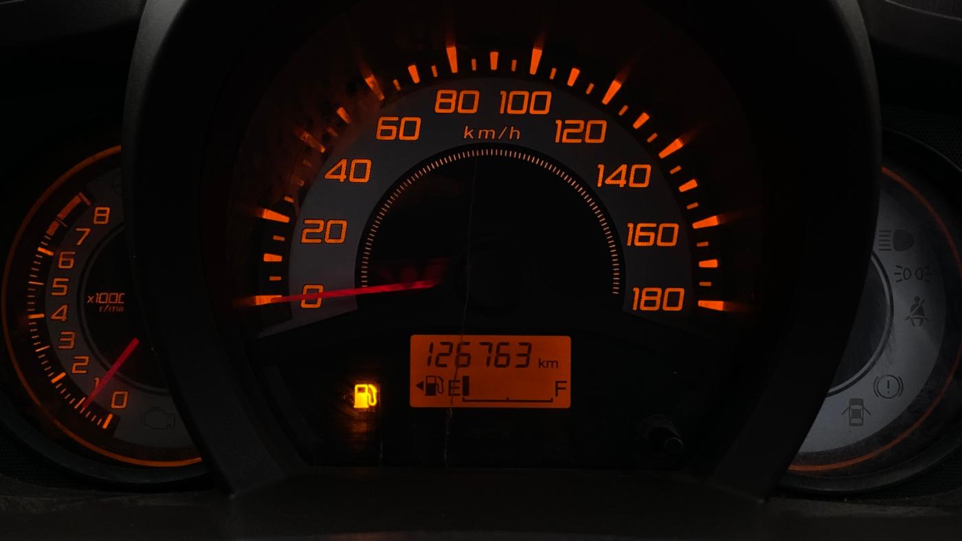 2013 Honda Brio S MT, Petrol, Manual, 1,26,760 km, Odometer Image