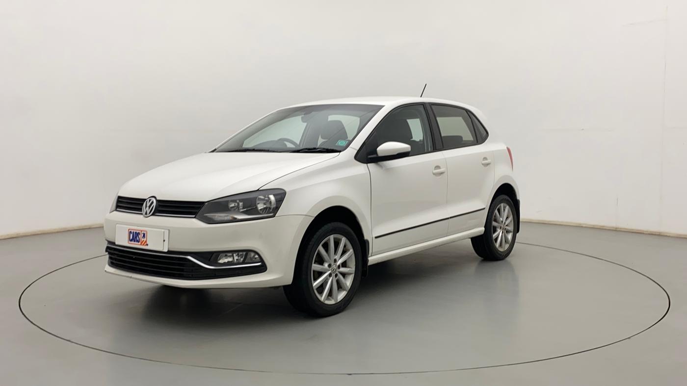 2018 Volkswagen Polo HIGHLINE PLUS 1.0 16 ALLOY, Petrol, Manual, 1,11,151 km, Left Front Diagonal