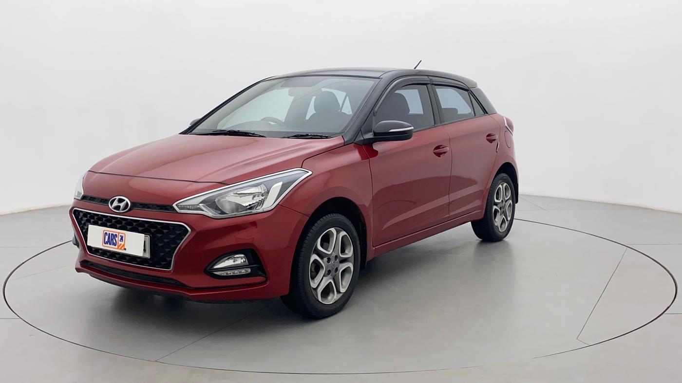 2019 Hyundai Elite i20 SPORTZ PLUS 1.2 DUAL TONE, Petrol, Manual, 24,397 km, Left Front Diagonal