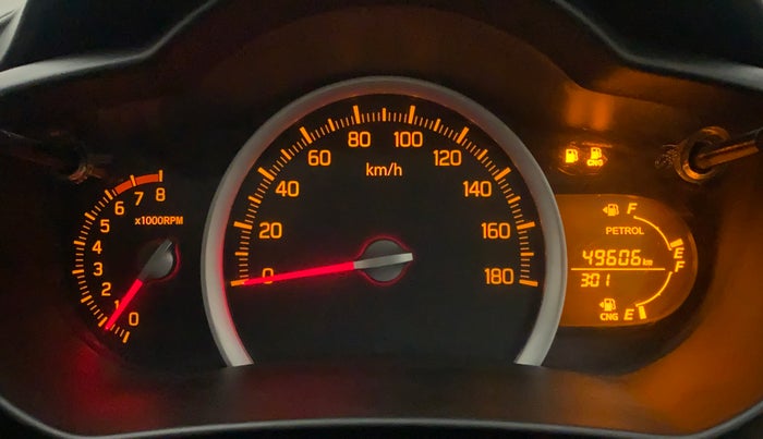 2017 Maruti Celerio VXI CNG, CNG, Manual, 49,606 km, Odometer Image