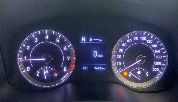 2020 Hyundai VENUE SX 1.0 TURBO IMT, Petrol, Manual, 76,952 km, Odometer Image