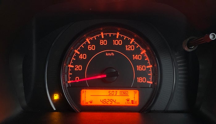 2021 Maruti New Wagon-R LXI CNG 1.0 L, CNG, Manual, 48,315 km, Odometer Image