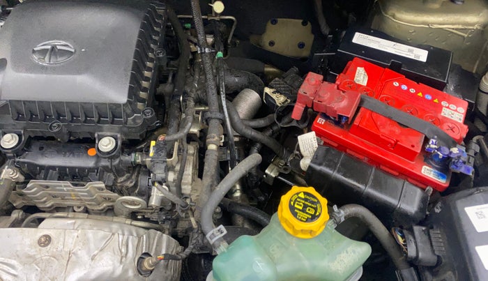 2022 Tata NEXON XZ PLUS (PREMIUM) KAZIRANGA PETROL, Petrol, Manual, 43,128 km, Engine View - Left