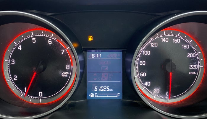 2018 Maruti Swift VXI, Petrol, Manual, 61,025 km, Odometer Image