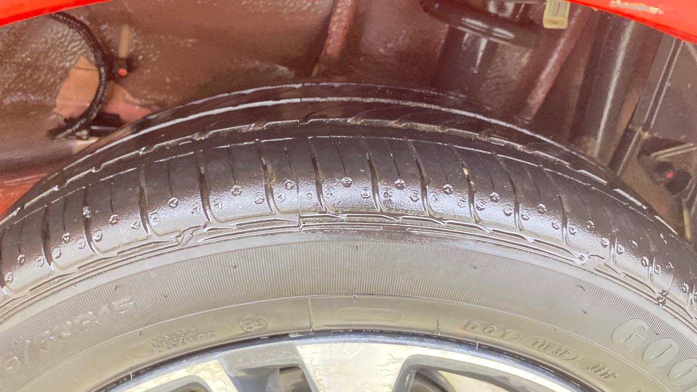 2020 Tata Tiago XZA PLUS PETROL, Petrol, Automatic, 67,446 km, Left Rear Tyre Tread