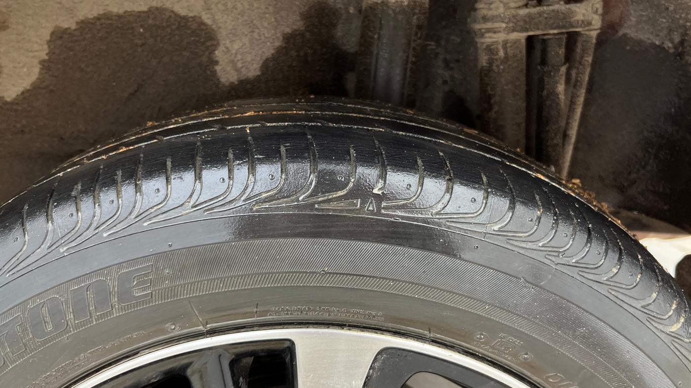 2021 Toyota YARIS G MT, Petrol, Manual, 38,329 km, Left Rear Tyre Tread
