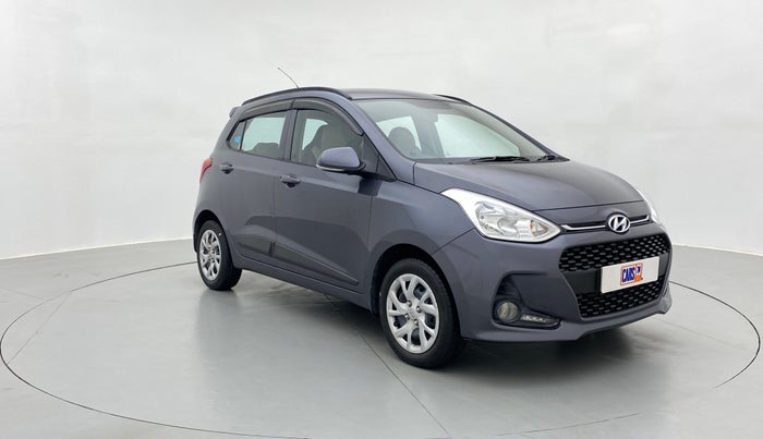2019 Hyundai Grand i10 1.2 KAPPA SPORTZ (O), Petrol, Manual, 28,787 km, Right Front Diagonal
