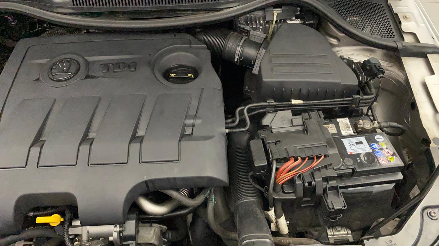 2019 Skoda Rapid STYLE 1.5 TDI AT, Diesel, Automatic, 95,582 km, Engine View - Left