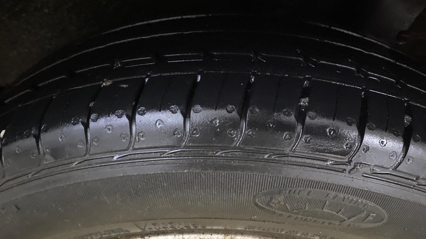2014 Hyundai Grand i10 ASTA AT 1.2 KAPPA VTVT, Petrol, Automatic, 68,216 km, Left Rear Tyre Tread