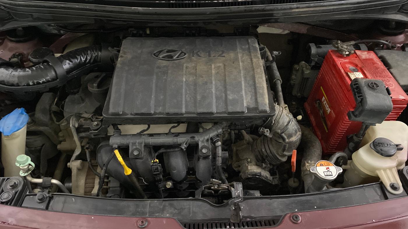 2014 Hyundai Grand i10 ASTA AT 1.2 KAPPA VTVT, Petrol, Automatic, 68,216 km, Engine View