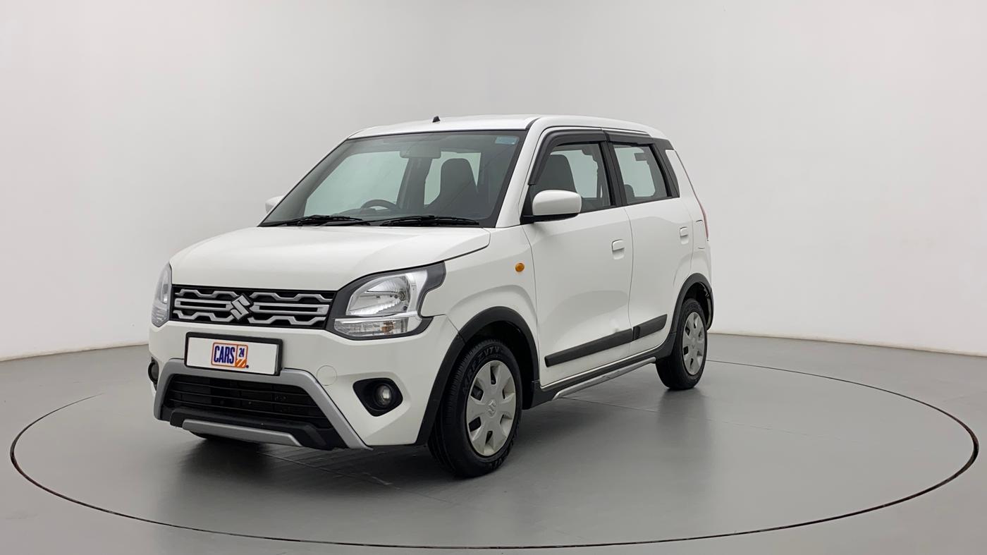 2019 Maruti New Wagon-R VXI 1.2, Petrol, Manual, 50,007 km, Left Front Diagonal