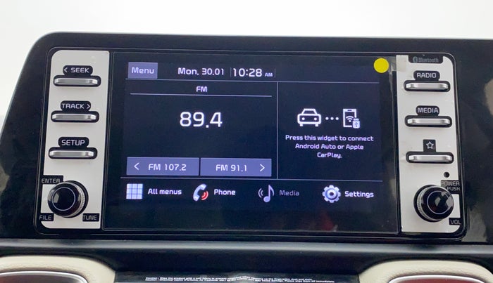 2021 KIA SONET HTX 1.0 IMT, Petrol, Manual, 18,786 km, Infotainment System