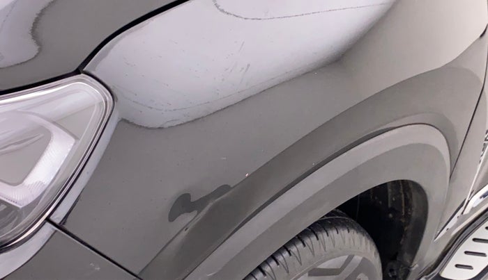 2021 KIA SONET HTX 1.0 IMT, Petrol, Manual, 18,786 km, Left fender - Slightly dented
