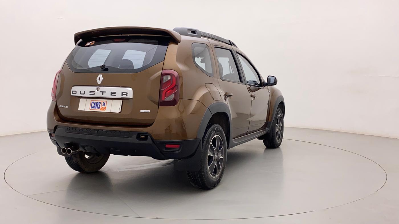 2018 Renault Duster RXS CVT, Petrol, Automatic, 36,228 km, Right Back Diagonal