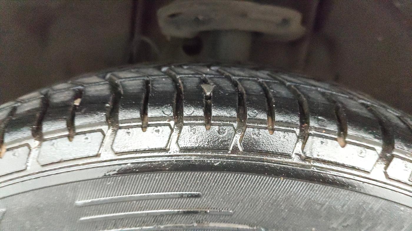 2022 Tata Tiago XT CNG, CNG, Manual, 58,504 km, Left Front Tyre Tread