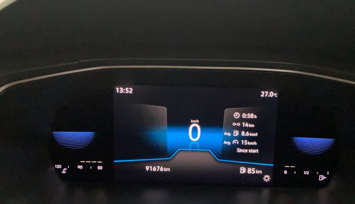 2021 Volkswagen TAIGUN TOPLINE 1.0 TSI MT, Petrol, Manual, 91,658 km, Odometer Image