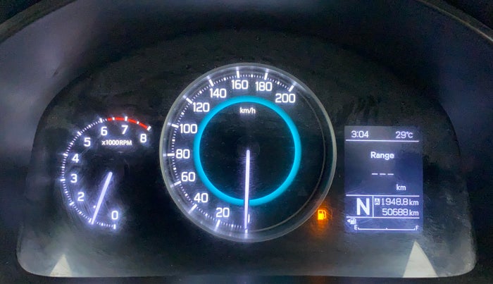 2017 Maruti IGNIS DELTA 1.2 AMT, Petrol, Automatic, 50,688 km, Odometer Image