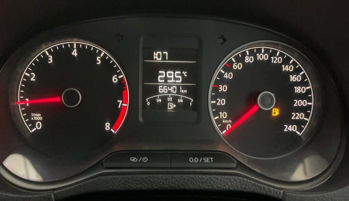 2020 Volkswagen Polo TRENDLINE 1.0L, Petrol, Manual, 66,518 km, Odometer Image