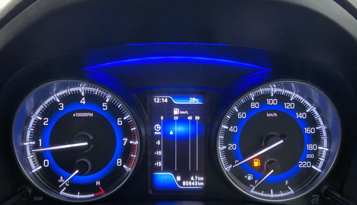 2020 Toyota Glanza G ISG, Petrol, Manual, 80,643 km, Odometer Image