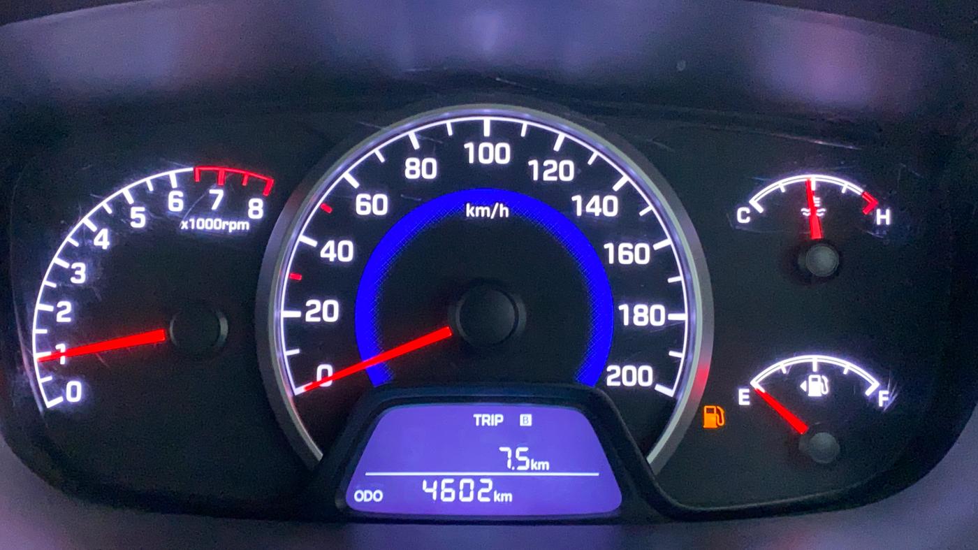 2020 Hyundai Grand i10 MAGNA 1.2 VTVT, Petrol, Manual, 4,677 km, Odometer Image