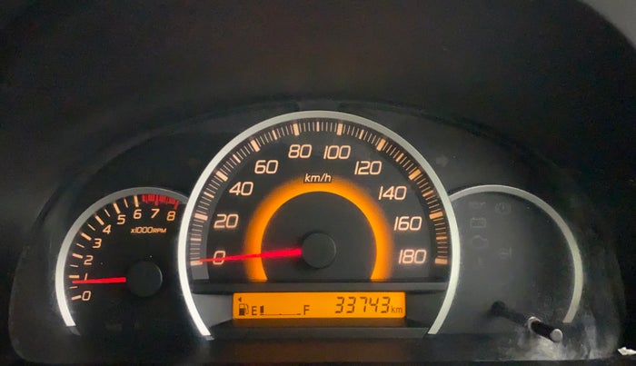 2013 Maruti Wagon R 1.0 VXI, Petrol, Manual, 33,996 km, Odometer Image
