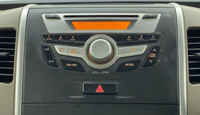 2013 Maruti Wagon R 1.0 VXI, Petrol, Manual, 33,996 km, Infotainment System