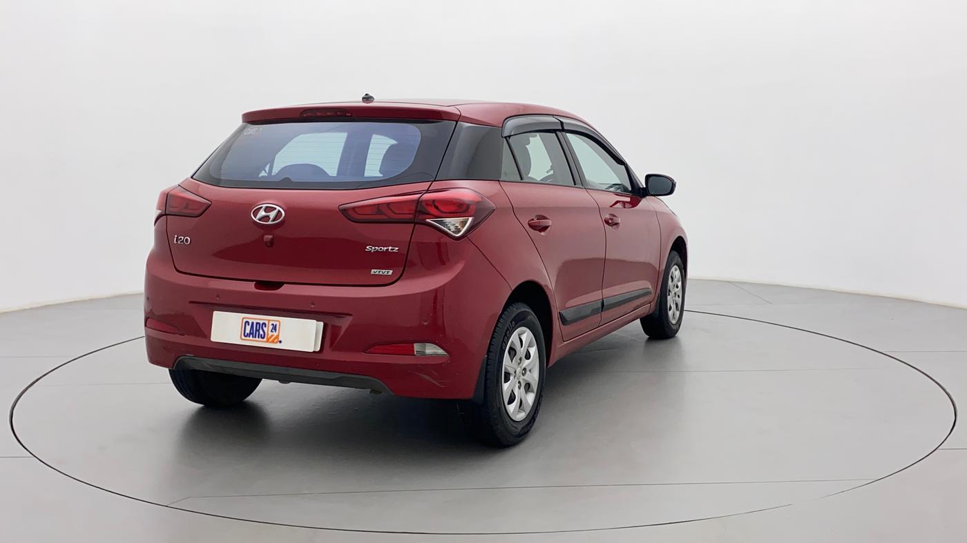 2016 Hyundai Elite i20 SPORTZ 1.2, Petrol, Manual, 86,372 km, Right Back Diagonal