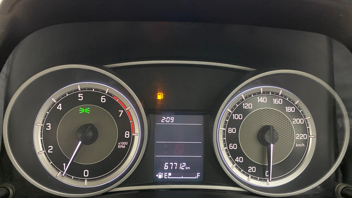 2017 Maruti Dzire VXI, Petrol, Manual, 67,756 km, Odometer Image