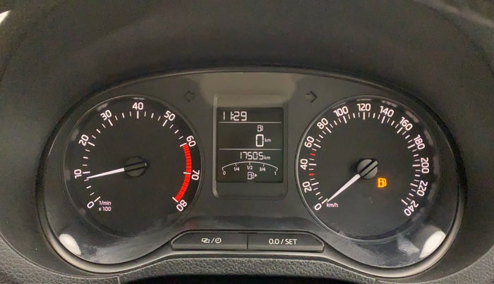 2019 Skoda Rapid AMBITION 1.6 MPFI MT, Petrol, Manual, 17,530 km, Odometer Image