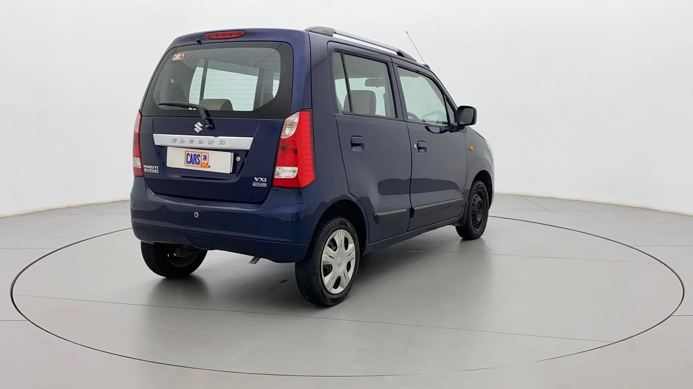 2017 Maruti Wagon R 1.0 VXI AMT, Petrol, Automatic, 51,539 km, Right Back Diagonal