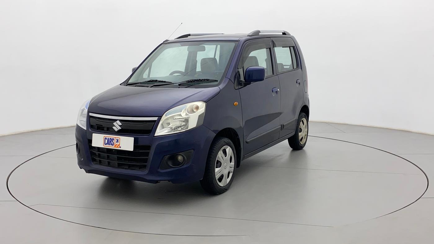 2017 Maruti Wagon R 1.0 VXI AMT, Petrol, Automatic, 51,539 km, Left Front Diagonal