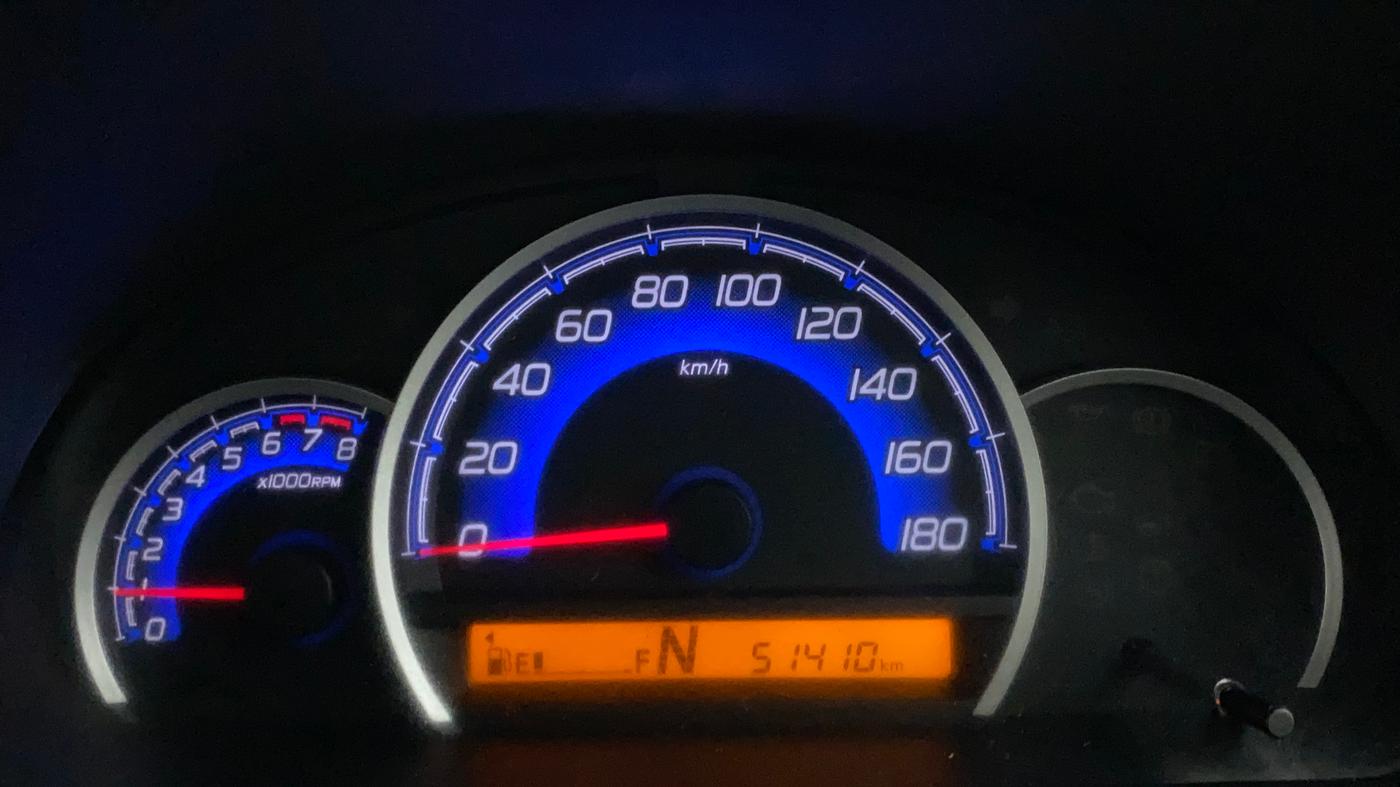 2017 Maruti Wagon R 1.0 VXI AMT, Petrol, Automatic, 51,539 km, Odometer Image