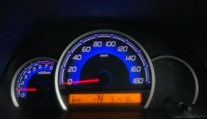 2017 Maruti Wagon R 1.0 VXI AMT, Petrol, Automatic, 51,539 km, Odometer Image