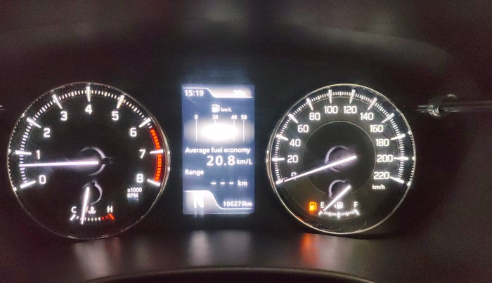 2024 Toyota Glanza V AMT, Petrol, Automatic, 1,00,247 km, Odometer Image