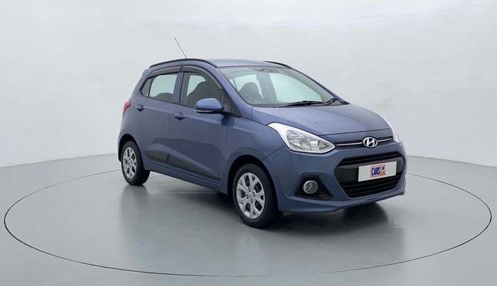2016 Hyundai Grand i10 SPORTZ 1.2 KAPPA VTVT, Petrol, Manual, 24,521 km, Right Front Diagonal