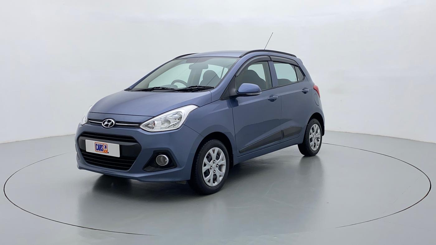 2016 Hyundai Grand i10 SPORTZ 1.2 KAPPA VTVT, Petrol, Manual, 24,521 km, Left Front Diagonal