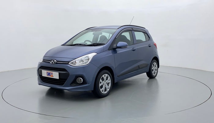 2016 Hyundai Grand i10 SPORTZ 1.2 KAPPA VTVT, Petrol, Manual, 24,521 km, Left Front Diagonal