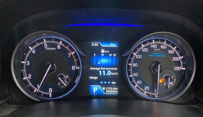 2019 Maruti XL6 ZETA AT, Petrol, Automatic, 59,561 km, Odometer Image