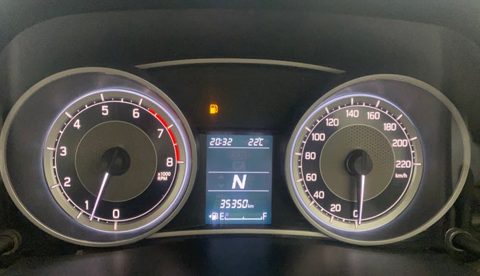 2017 Maruti Dzire ZXI PLUS AMT, Petrol, Automatic, 35,349 km, Odometer Image